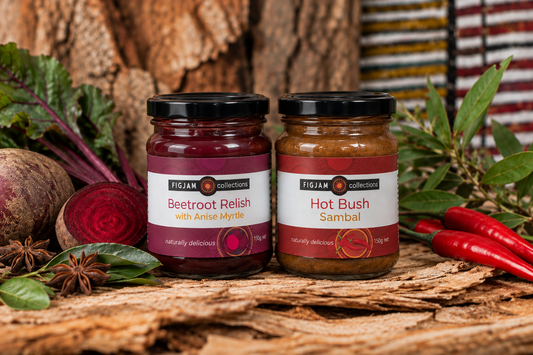 Native Condiment Duo – Hot Bush Sambal + Beetroot Relish